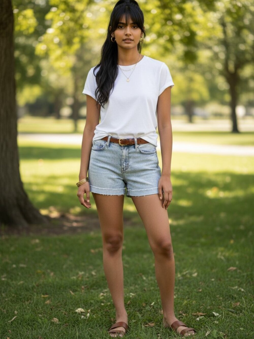 Rock & Republic Acid Wash Denim Bumbershoot Jean Shorts